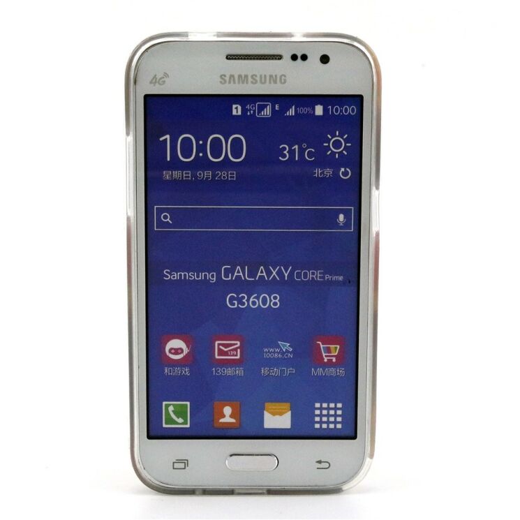 Силиконовая накaладка Deexe Life Style для Samsung Galaxy Core Prime (G360/361) - UK Flag: фото 4 з 5