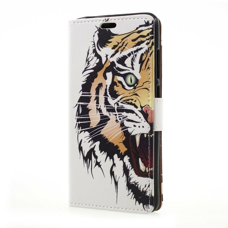 Чехол-книжка Deexe Color Wallet для Xiaomi Redmi Note 4X - Angry Tiger: фото 2 из 6