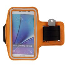Чохол на руку UniCase Run&Fitness Armband L для смартфонів шириною до 86 мм - Orange: фото 1 з 9