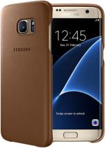 Чохол Leather Cover для Samsung Galaxy S7 edge (G935) EF-VG935LBEGRU - Brown: фото 1 з 7