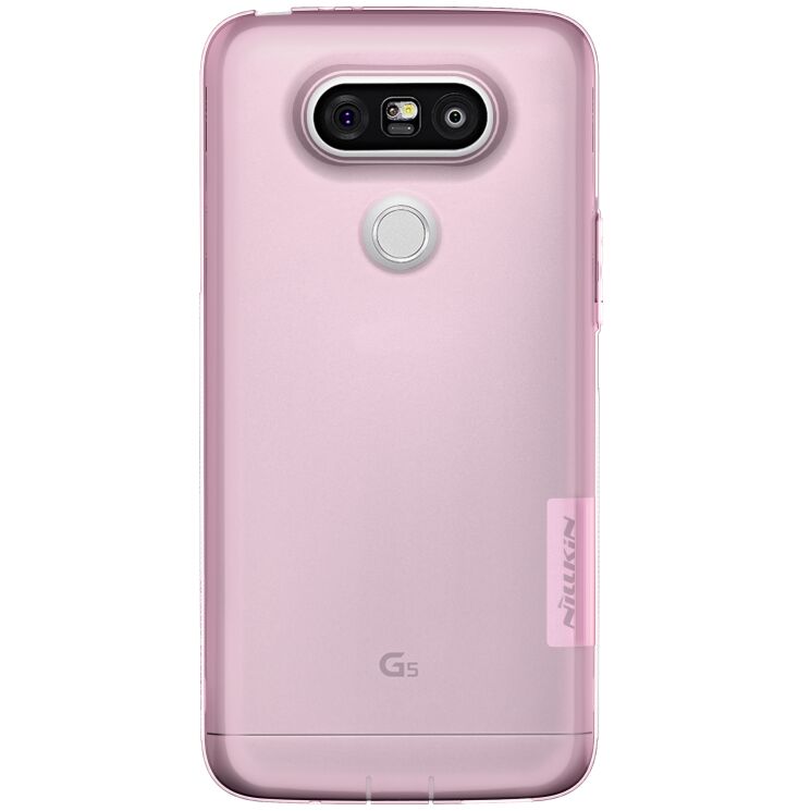 Силиконовый чехол NILLKIN Nature для LG G5 - Pink: фото 4 из 17