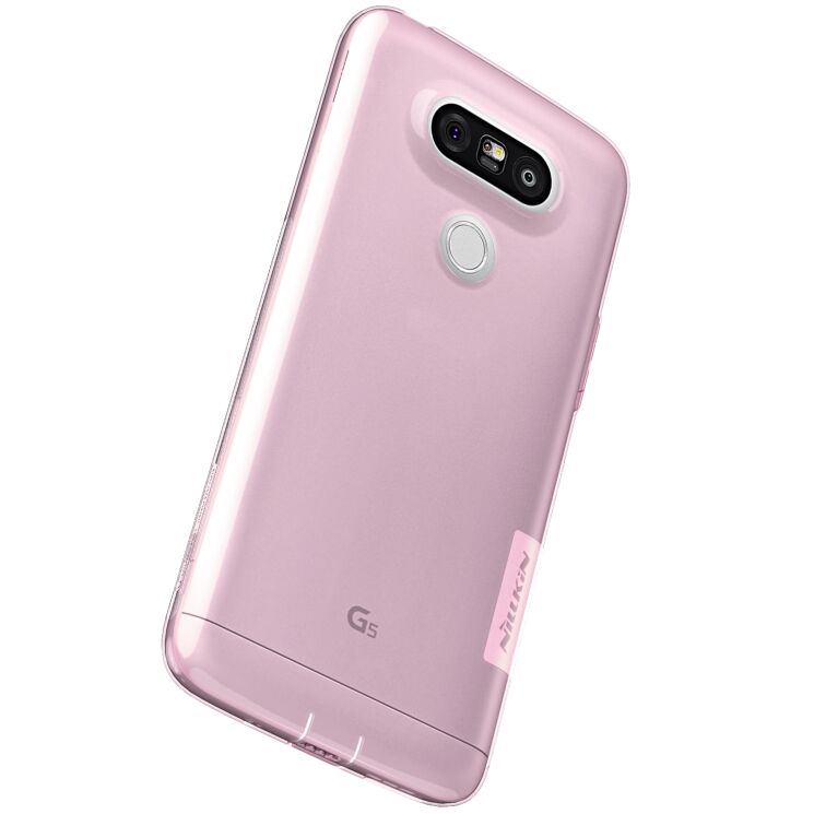 Силиконовый чехол NILLKIN Nature для LG G5 - Pink: фото 2 из 17