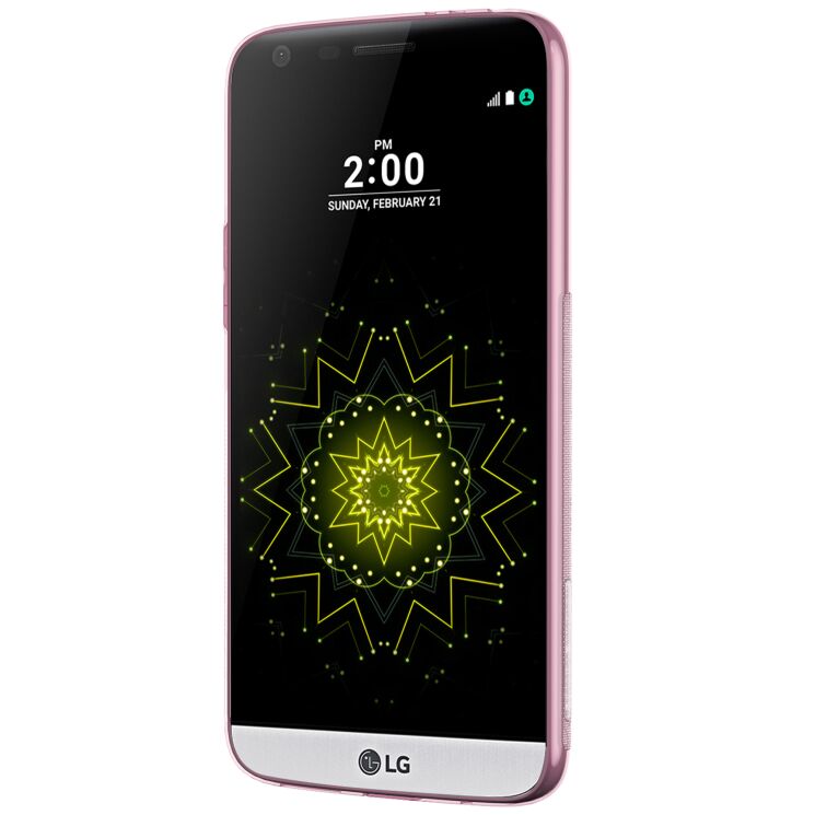 Силиконовый чехол NILLKIN Nature для LG G5 - Pink: фото 6 из 17