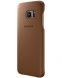 Чехол Leather Cover для Samsung Galaxy S7 edge (G935) EF-VG935LDEGRU - Brown (111440D). Фото 3 из 7