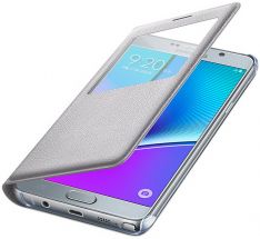 S View Cover! Чехол для Samsung Galaxy Note 5 (N920) EF-CN920P - Silver: фото 1 из 7