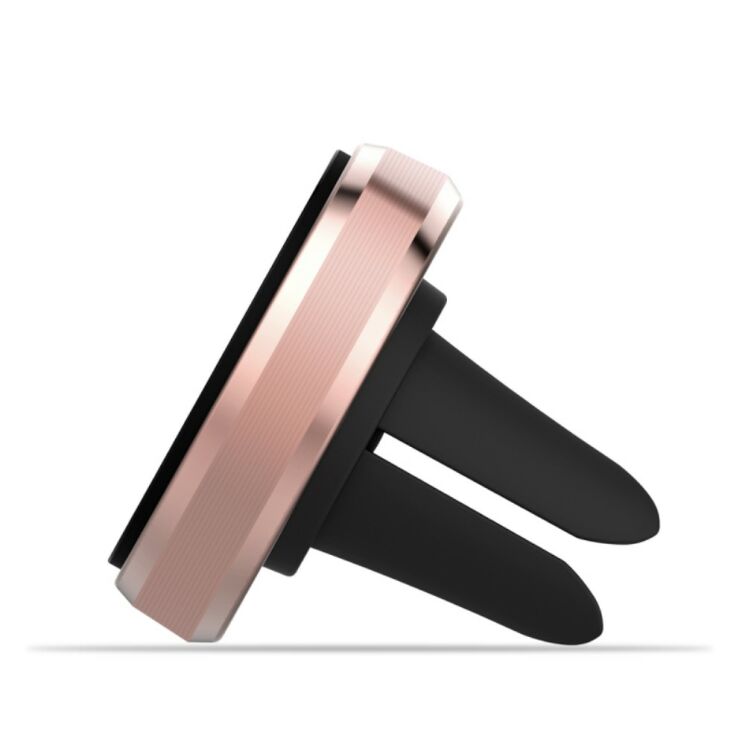 Магнітний тримач BASEUS Magnetic Air Vent для смартфонів на повітропровід - Rose Gold: фото 3 з 11
