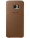 Чехол Leather Cover для Samsung Galaxy S7 edge (G935) EF-VG935LDEGRU - Brown (111440D). Фото 2 из 7