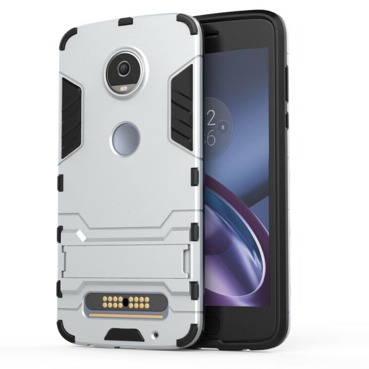Захисний чохол UniCase Hybrid для Motorola Moto Z2 Play - White: фото 2 з 9