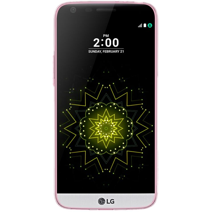 Силиконовый чехол NILLKIN Nature для LG G5 - Pink: фото 3 из 17