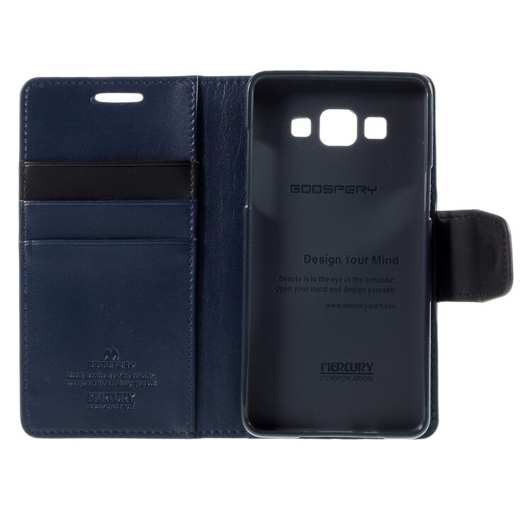 Чохол MERCURY Sonata Diary для Samsung Galaxy A5 (A500) - Dark Blue: фото 7 з 11