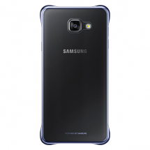 Пластиковая накладка Clear Cover для Samsung Galaxy A7 (2016) EF-QA710CBEGRU - Black: фото 1 из 5