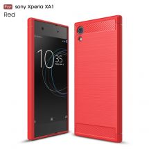 Защитный чехол UniCase Carbon для Sony Xperia XA1 - Red: фото 1 из 9