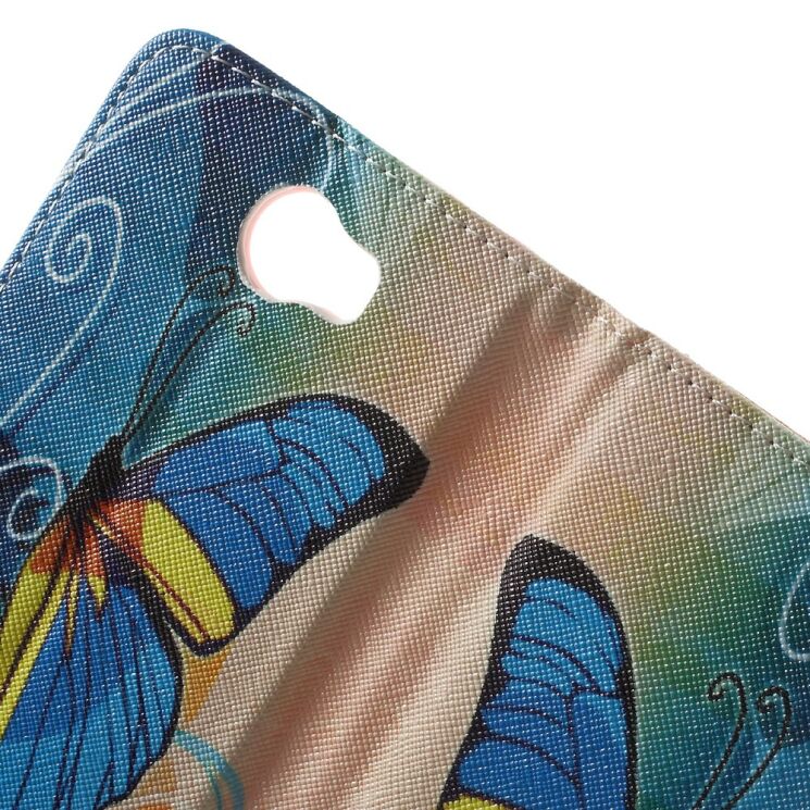 Чехол Deexe Colour Wallet для Huawei Y5 II  - Blue Butterfly: фото 6 из 9