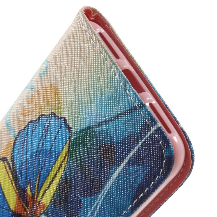Чехол Deexe Colour Wallet для Huawei Y5 II  - Blue Butterfly: фото 8 из 9