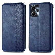 Чохол Deexe Rhombus Wallet для Motorola Moto G13 / G23 - Blue: фото 1 з 7