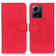 Чохол-книжка KHAZNEH Retro Wallet для Xiaomi Redmi Note 12 - Red: фото 1 з 9
