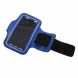 Чехол на руку Deexe Running Sports для смартфонов шириной до 67мм - Dark Blue (981117DB). Фото 3 из 3