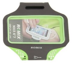 Чехол на руку ROMIX Slim Sports (Размер: M) - Green: фото 1 из 3