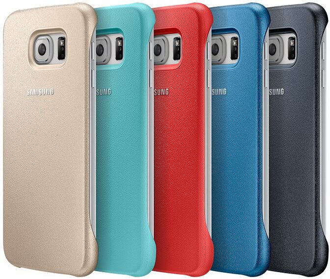 Чехол-накладка Protective Cover для Samsung S6 (G920) EF-YG920BBEGRU - Turquoise: фото 5 из 8