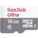 Карта памяти SANDISK microSDHC 16GB Ultra Class 10 UHS-I 48MB/s + SD адаптер (MC-0612). Фото 2 из 2