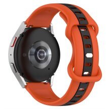 Ремешок Deexe Sport Strap для часов с шириной крепления 22мм - Black / Orange: фото 1 из 5
