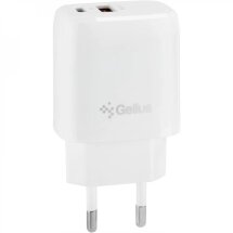 Мережевий зарядний пристрій Gelius Pro X-Duo QC3.0 + PD 20W (GP-HC014) - White: фото 1 з 7