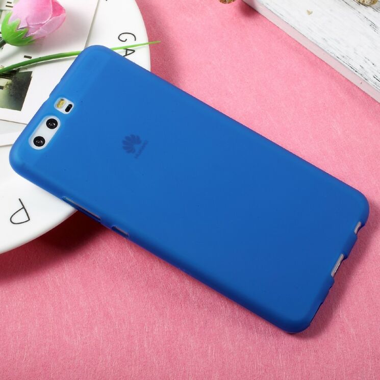 Силиконовый (TPU) чехол Deexe Soft Case для Huawei P10 Plus - Blue: фото 4 из 5