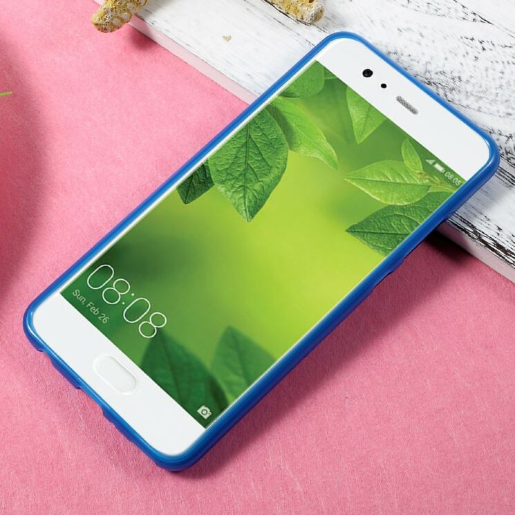 Силіконовий (TPU) чохол Deexe Soft Case для Huawei P10 Plus - Blue: фото 2 з 5