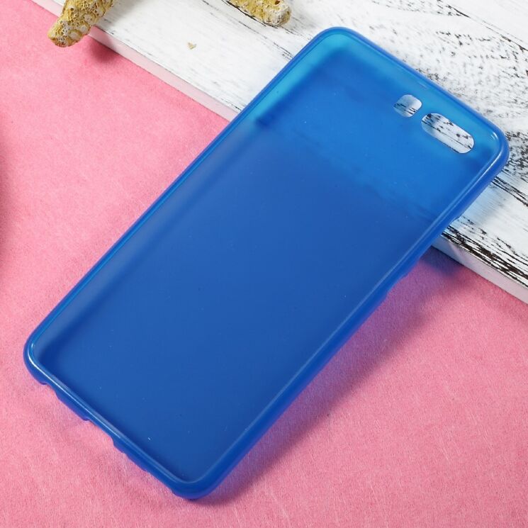 Силиконовый (TPU) чехол Deexe Soft Case для Huawei P10 Plus - Blue: фото 5 из 5