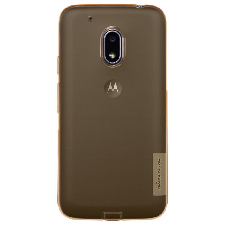 Силіконовий (TPU) чохол NILLKIN Nature для Motorola Moto G4 Play - Gold: фото 5 з 14