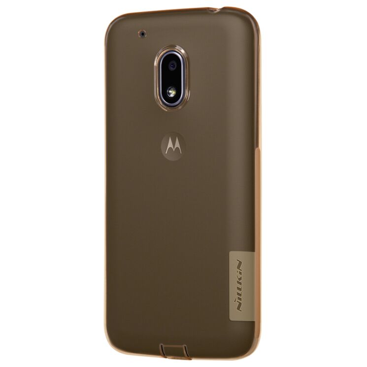 Силіконовий (TPU) чохол NILLKIN Nature для Motorola Moto G4 Play - Gold: фото 3 з 14