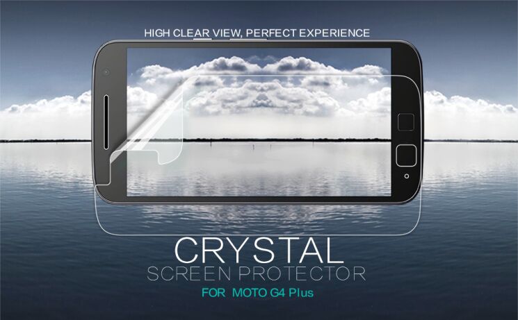 Защитная пленка NILLKIN Crystal для Motorola Moto G4 Plus: фото 1 из 6