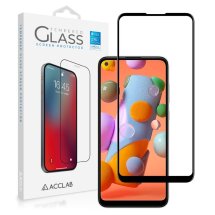 Защитное стекло ACCLAB Full Glue для Samsung Galaxy A11 (A115) / Galaxy M11 (M115) - Black: фото 1 из 6