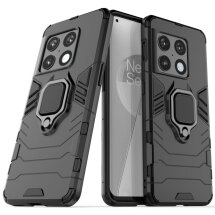 Захисний чохол Deexe Hybrid Case для OnePlus 10 Pro - Black: фото 1 з 9