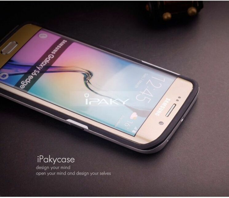 Защитный чехол IPAKY Hybrid для Samsung Galaxy S6 edge (G925) - Silver: фото 2 из 7