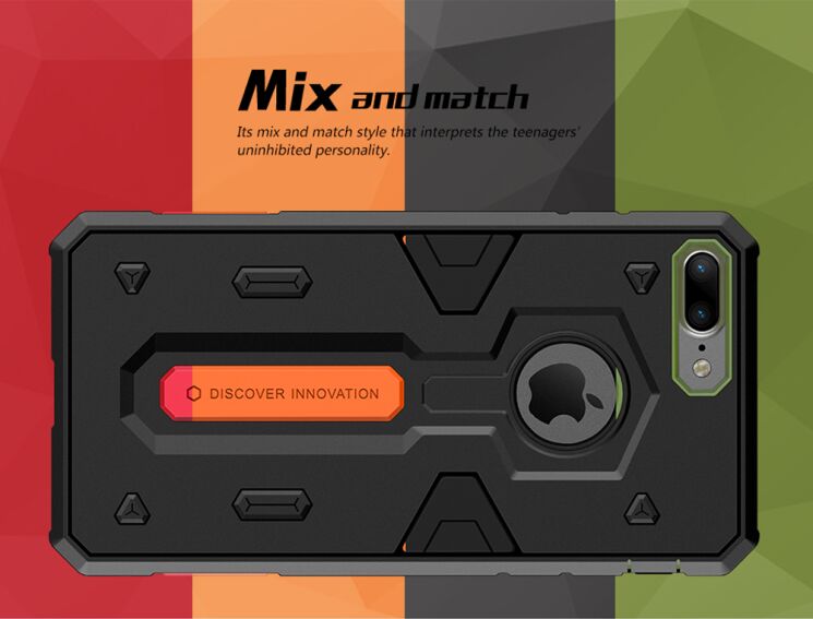 Защитный чехол NILLKIN Defender II для iPhone 7 Plus - Red: фото 12 из 14