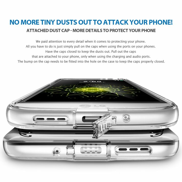 Захисний чохол RINGKE Fusion для LG G5: фото 3 з 7