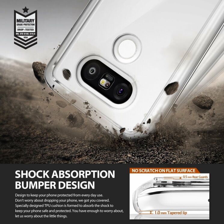 Захисний чохол RINGKE Fusion для LG G5: фото 6 з 7