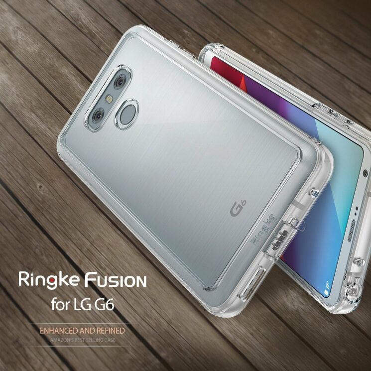Защитный чехол RINGKE Fusion для LG G6 - Smoke Black: фото 2 из 7