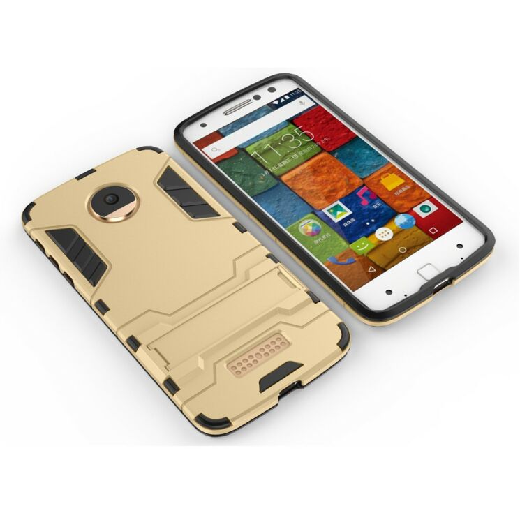 Защитный чехол UniCase Hybrid для Motorola Moto Z - Silver: фото 6 из 6