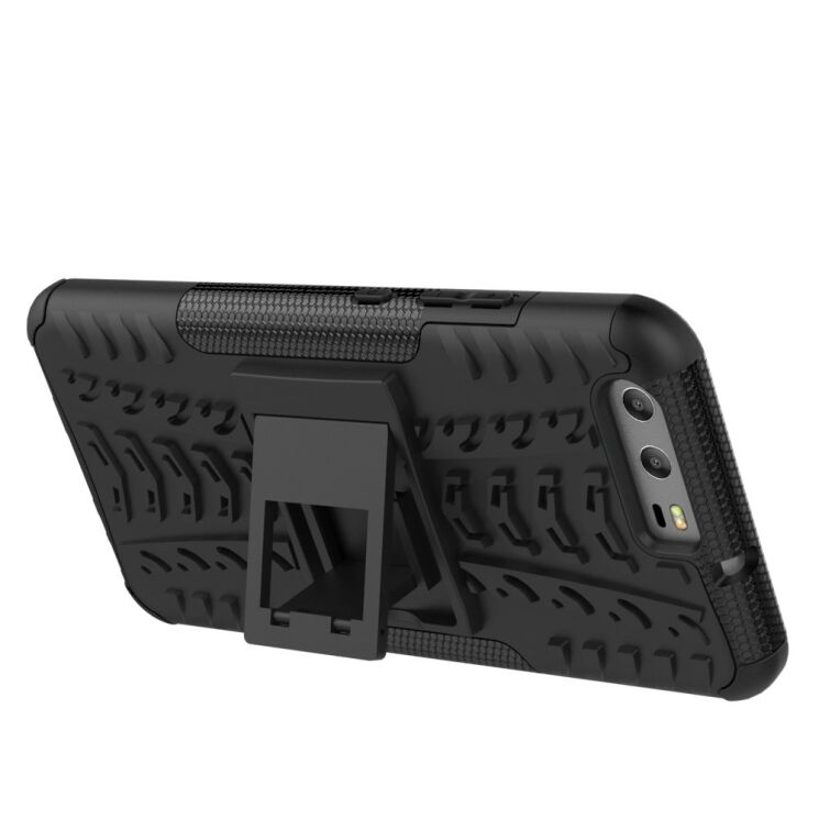 Захисний чохол UniCase Hybrid X для Huawei P10 - Black: фото 7 з 9