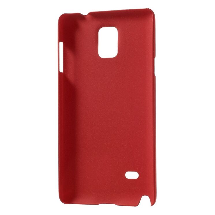 Пластиковая накладка Deexe Quicksand для Samsung Galaxy Note 4 (N910) - Red: фото 6 из 7