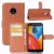 Чохол-книжка Deexe Wallet Style для Motorola Moto E Plus / E4 Plus - Brown: фото 1 з 6