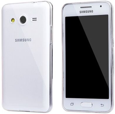 Силиконовая накладка Deexe UltraThin для Samsung Galaxy Core 2 (G355): фото 1 из 6