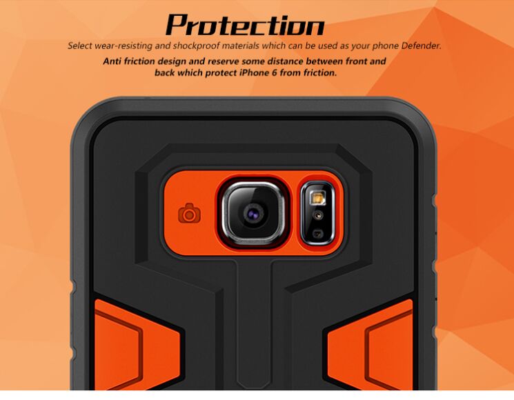 Защитная накладка NILLKIN Defender II для Samsung Galaxy Note 5 (N920) - Black: фото 14 из 15