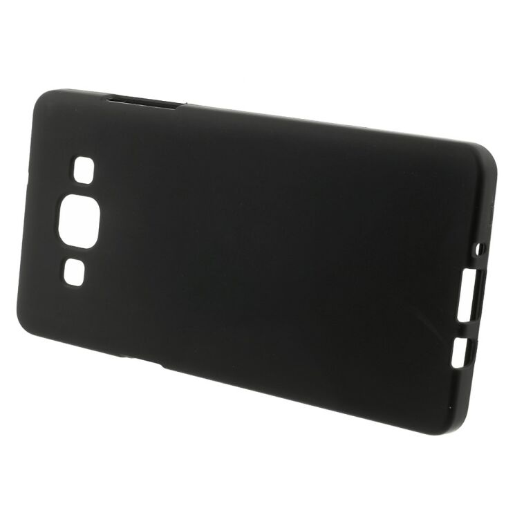 Силиконовая накладка Deexe Soft Case для Samsung Galaxy A5 (A500) - Black: фото 2 из 6