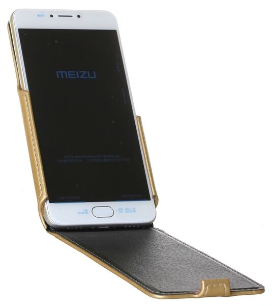 Чохол RED POINT Flip для Meizu M3 Note - Gold: фото 3 з 5