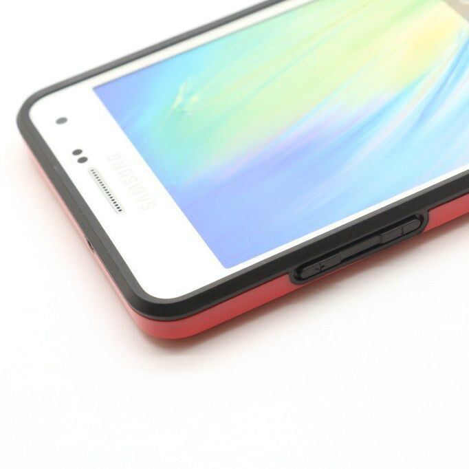 Защитный бампер Deexe Hybrid Bumper для Samsung Galaxy A5 (A500) - Red: фото 6 из 9