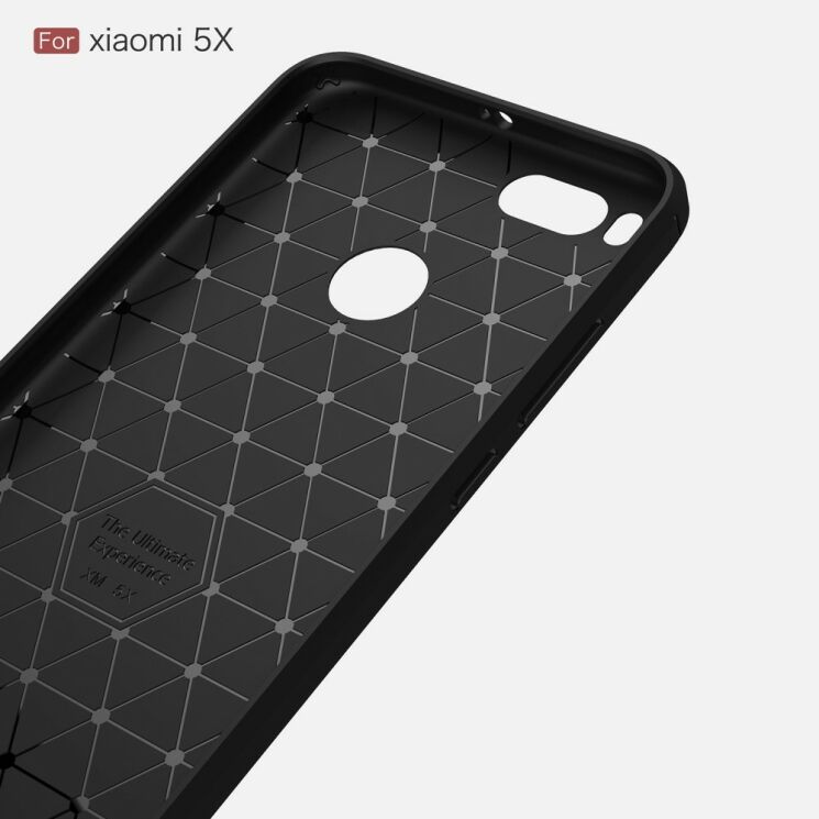 Защитный чехол UniCase Carbon для Xiaomi Mi5X / Mi A1 - Black: фото 7 из 11