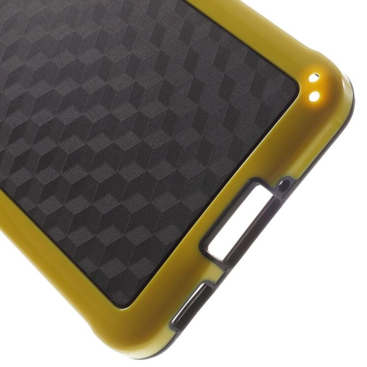 Силиконовая накладка Deexe Cube Pattern для Samsung Galaxy Alpha (G850) - Yellow: фото 4 из 6